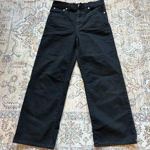 Madewell Slim Wide Leg Crop Jean, Size 28